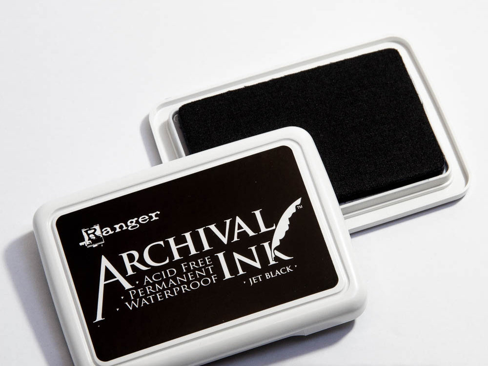 Large Ink Pad Ranger Archival Ink Pad Blue Ink Pad Black Etsy