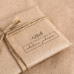 De la cuisine de Stamp | Fabriqué avec amour par Stamp | Fait main par Stamp | Tampon en caoutchouc, tampon auto-encreur ou embosseuse | Modèle : STB009 image 3