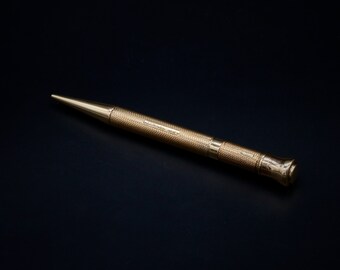 Art Deco 1930s 17.4g 9K Yellow Gold Sampson & Mordan Mechanical