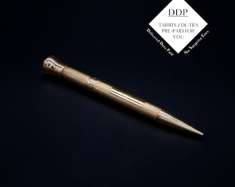 Art Deco 1930s 17.4g 9K Yellow Gold Sampson & Mordan Mechanical