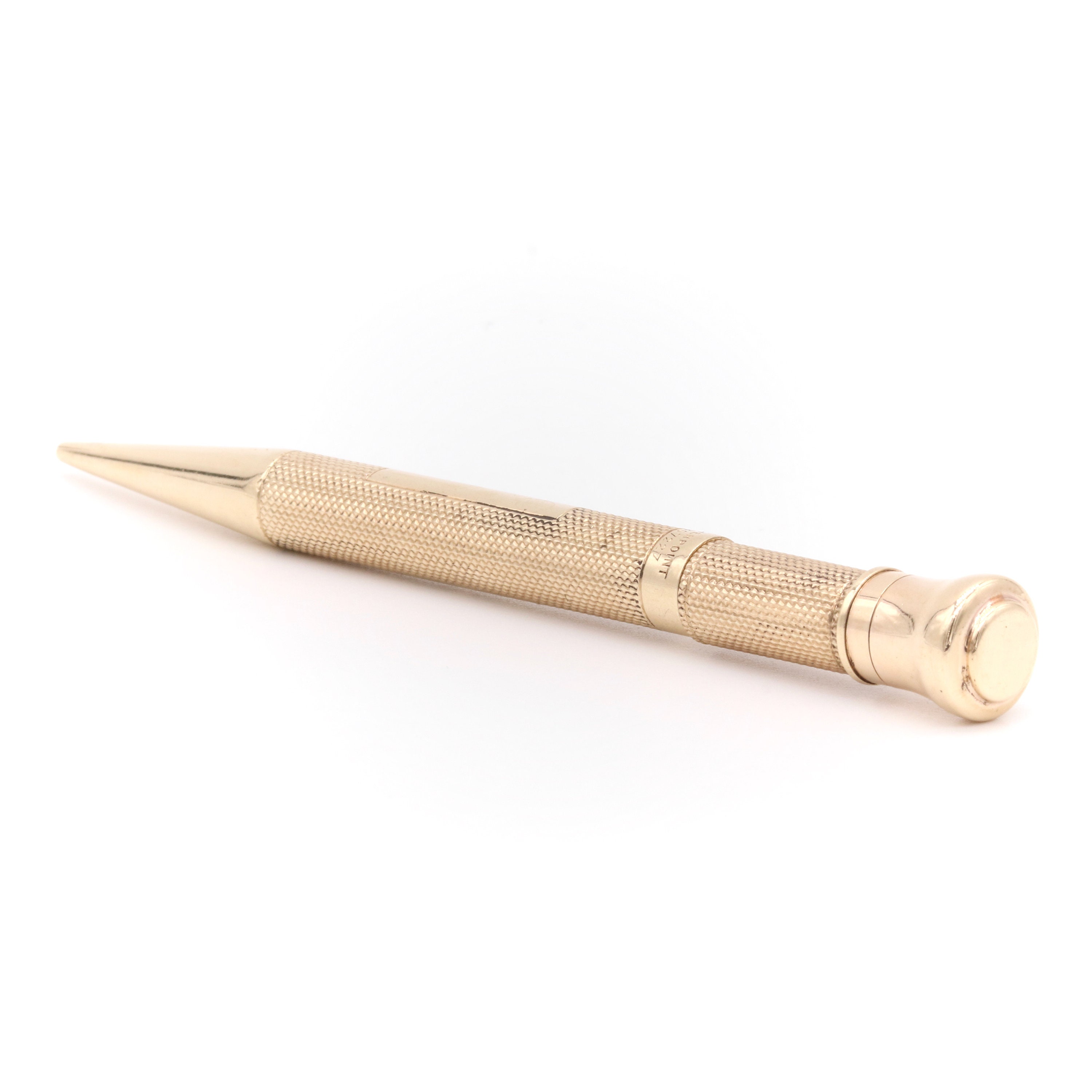 Art Deco 1930s 17.4g 9K Yellow Gold Sampson & Mordan Mechanical