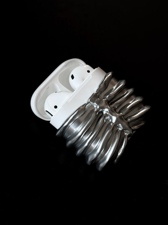 Skeleton Rib Airpods Case Cover, Custom Clear Apple Airpods 1st
