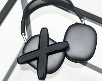 Qlix Silver Drip Frames for Airpods Max (lightweight Frame Case