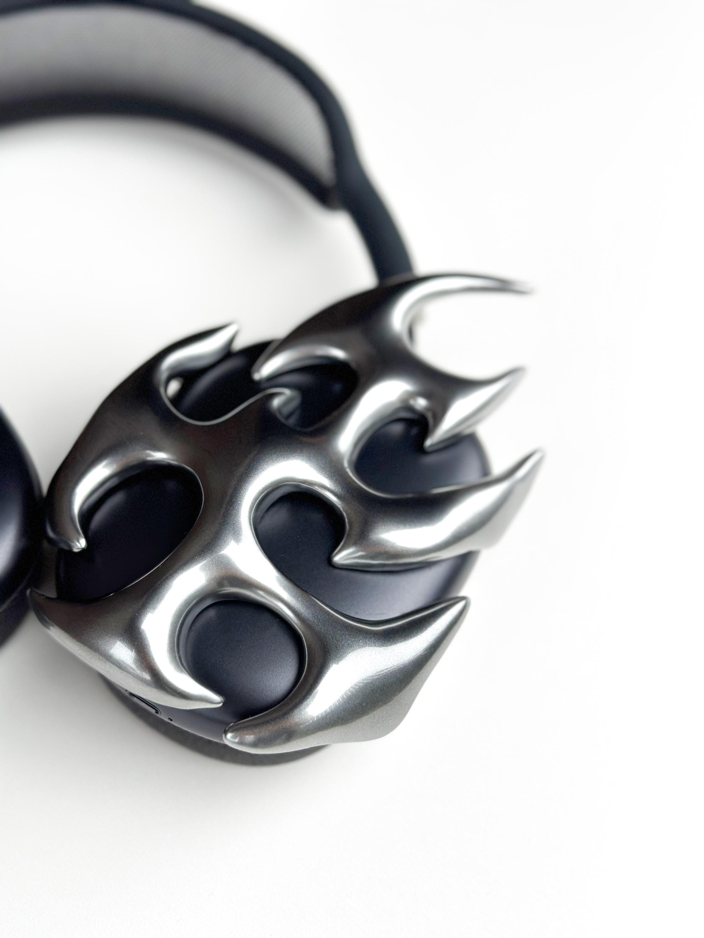 Sharp Cyberpunk Fire Attachment for Airpods Max | Unique Spike