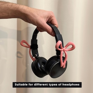 Lintstrikbevestiging voor koptelefoon| Geschikt voor alle soorten hoofdtelefoons (Beats, Sony XM4 XM5, AirPods, Marshall), schattige hoes voor accessoires