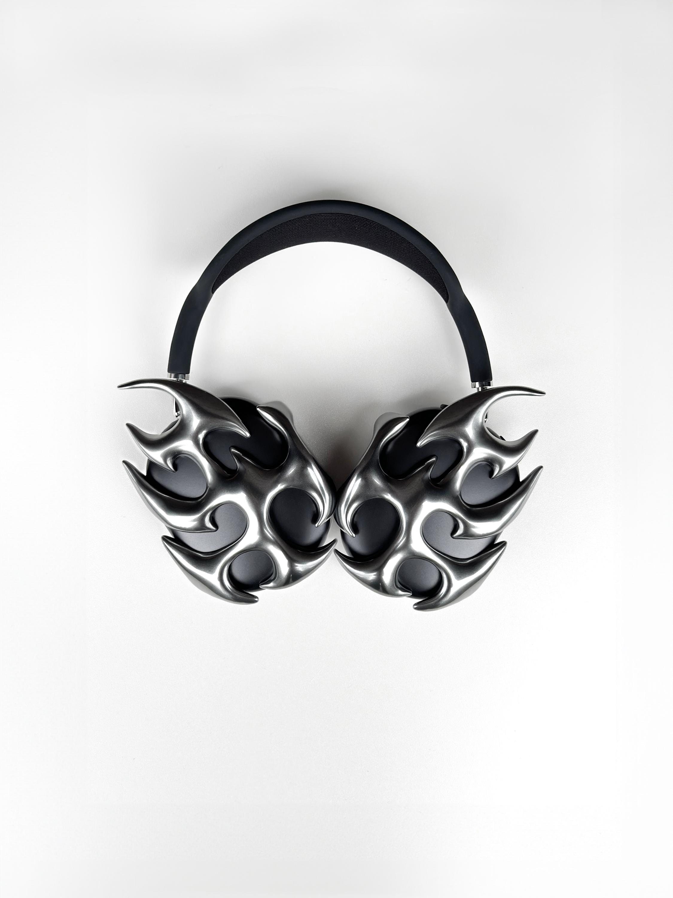 Sharp Cyberpunk Fire Attachment for Airpods Max | Unique Spike