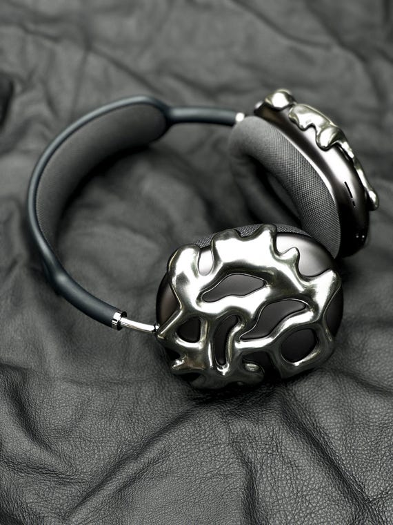 テックアクセサリー Mademoment [mm] Basic design [hard AirPods case series] Airpods MAX Attachments 3D Printing /airpods Max Case Y2K