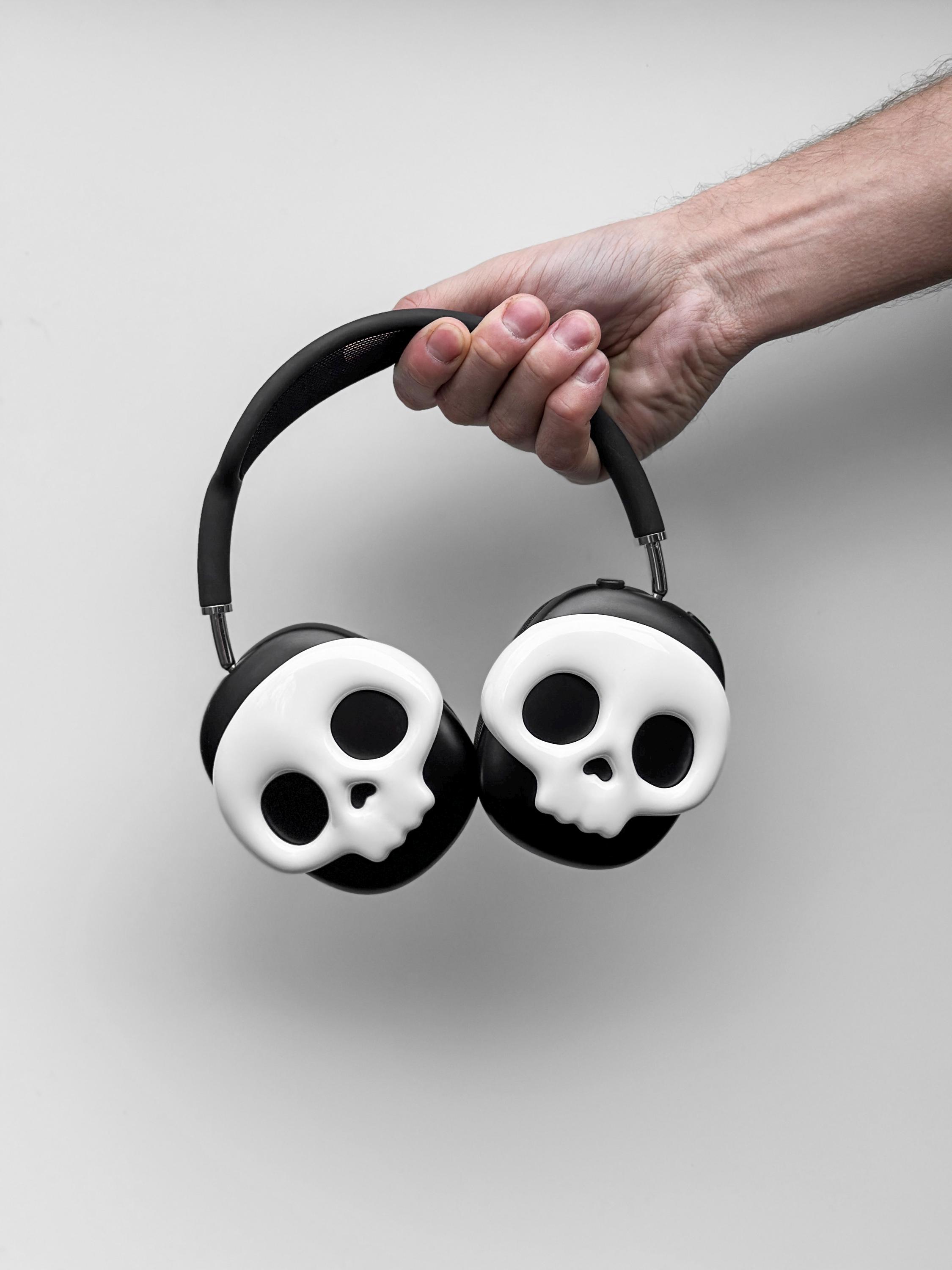 スケルトン リブケージ ヘッドフォン カバー | ゴシック AirPods