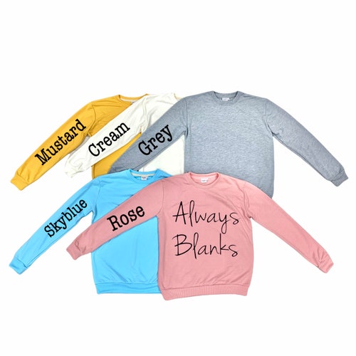 sublimation sweatshirt blank