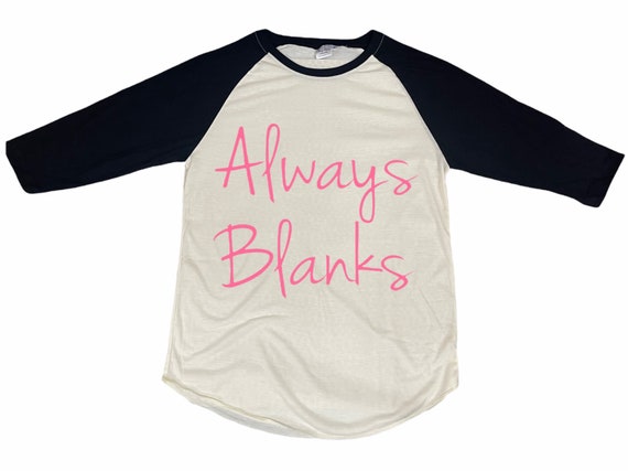 polyester raglans for sublimation