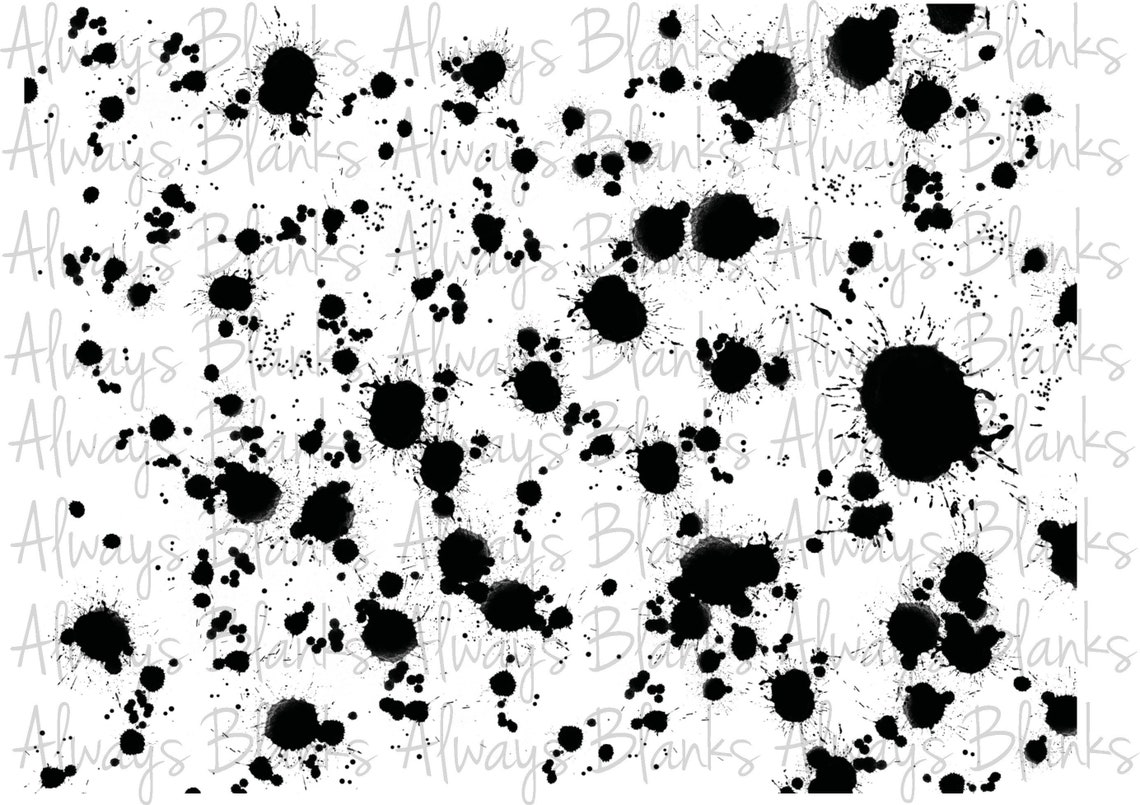 SPLATTER Background SUBLIMATION Design Splatter Clip Art - Etsy