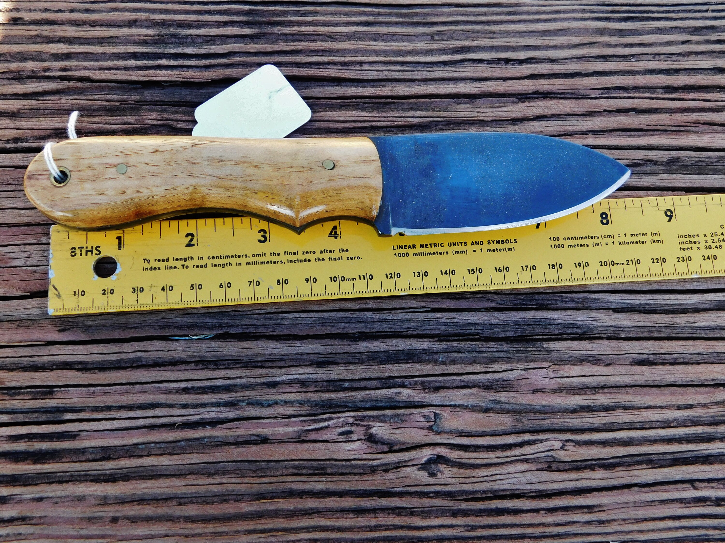 Small Hunting Knife With Maple Handles Etsy