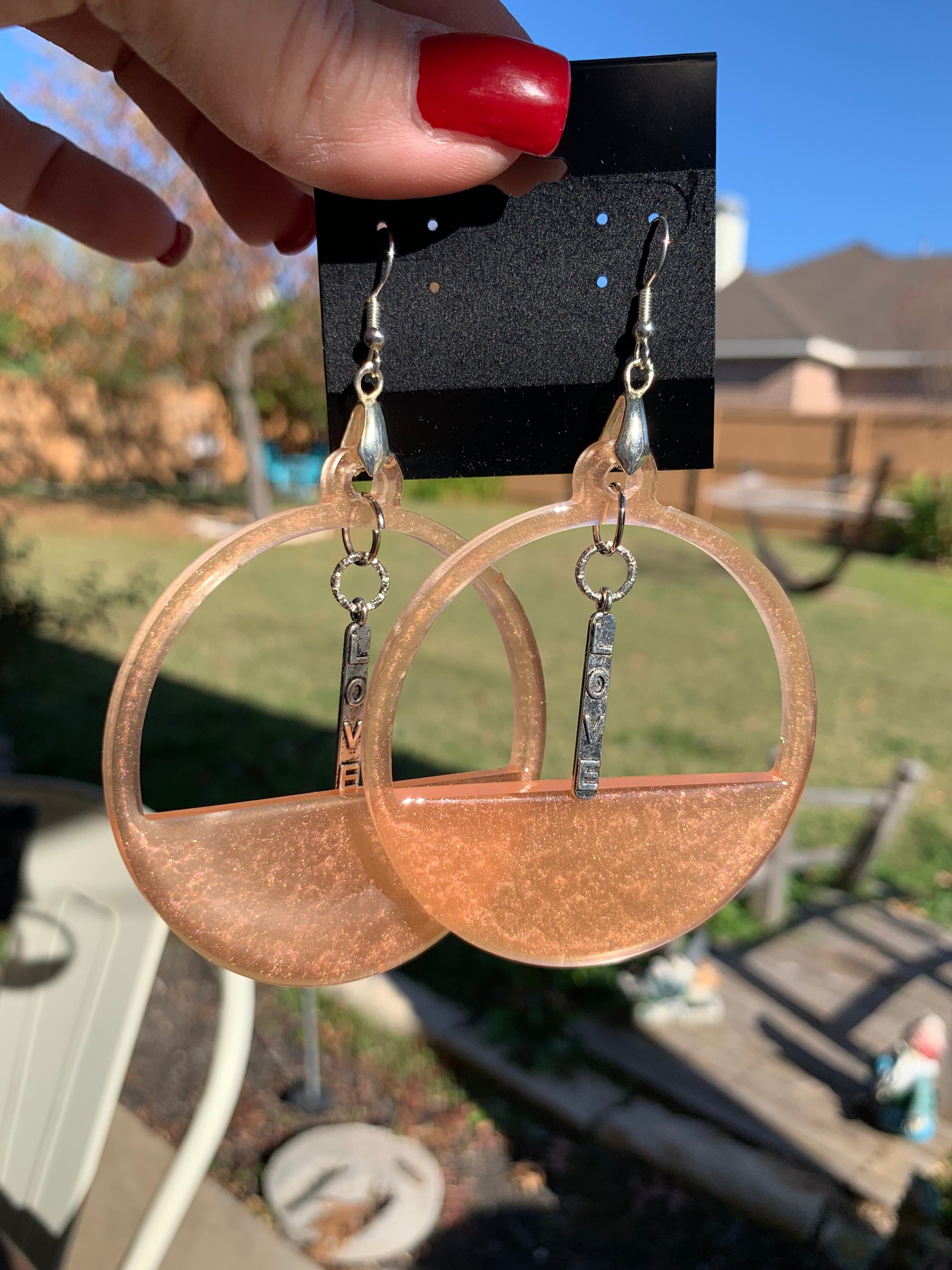 Orange Crush Earrings Etsy