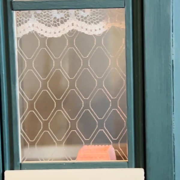 Stained Glass Window Dollhouse Etsy