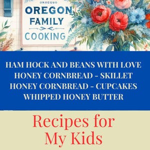 Southern Comfort Recipe Bundle - Ham Hock and Beans, Cast Iron Honey Cornbread & Honey Butter | Printable Digital Download