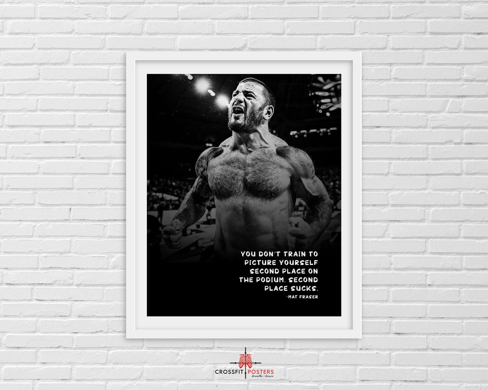 24x30 Mat Fraser Quote for Digital Download : Gym Wall | Etsy