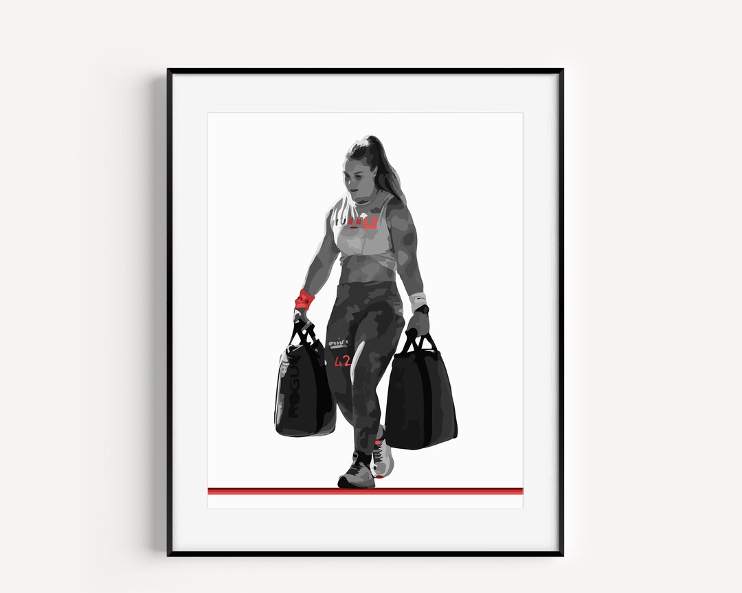16x20 Ellie Turner Crossfit Stencil Artwork Printable Etsy