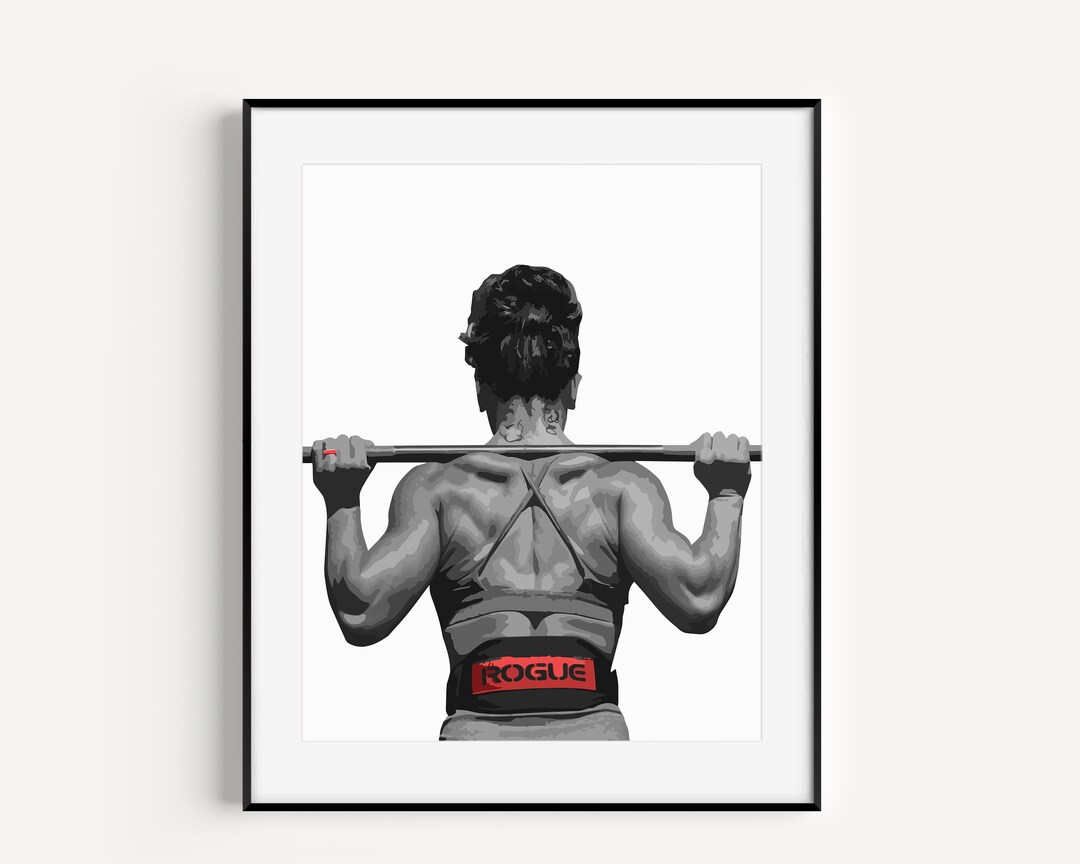 16x20 Tiaclair Toomey Crossfit Stencil Artwork Etsy