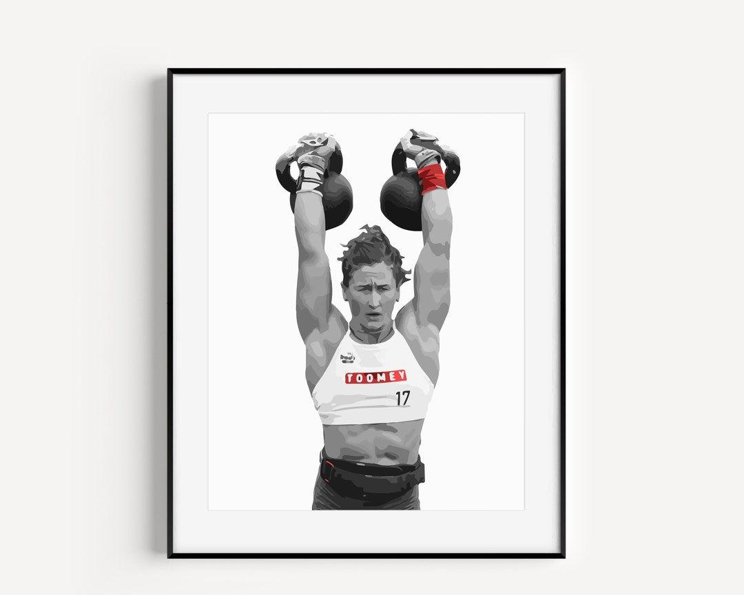 16x20 Tiaclair Toomey Crossfit Stencil Artwork Etsy