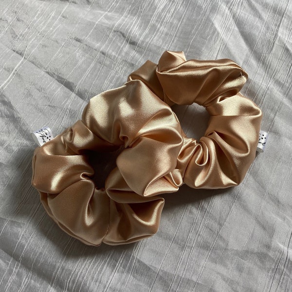 Chouchou / Scrunchy / Satin Sable doré