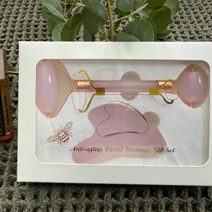 Gua sha set with slip oil and tools