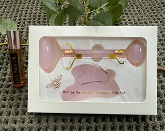 Gua sha set with slip oil and tools