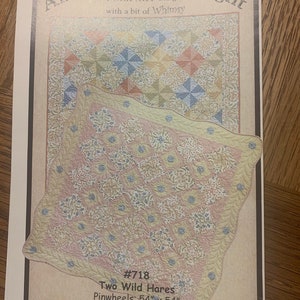 Two Wild Hares quilt pattern by All Through the Night