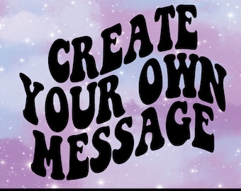 Anpassad vågig text SVG: Retro Groovy typsnitt (digital nedladdning)