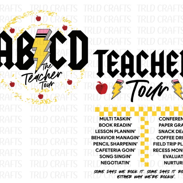 Teacher Tour PNG/SVG Digital Download Teacher