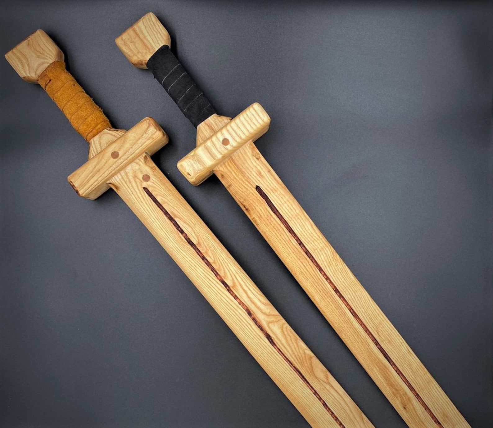 Toy wooden sword With leather sheath Knight's sword | Etsy
