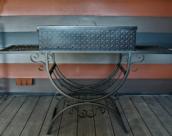 Shashlik grill, BBQ grill, mangal