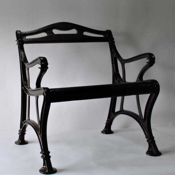 Metal Bench Frame Etsy