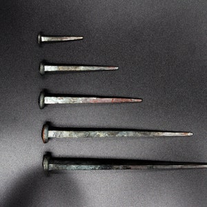Blacksmith Forged metal Nails for any DIY project | Wrought iron | Blacksmith made | Different sizes |