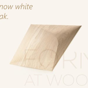 3D houten wandpaneel, houten mozaïektegel, muuraccentdecor - CARO PLUS SNOW WHITE OAK