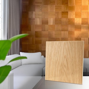 2D Wood Panel Wood Accent Wall Wood Panels for Walls Wall Decor Wood Wall Panels SQUARE