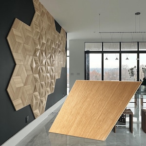 2D Wall Panels Wall Wood Panels Wood Panel Accent Wall Bedroom Wall Decor Interior Design Living Room Decor CARO