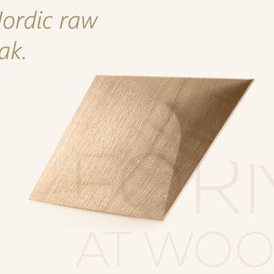 3D houten wandpaneel, houten mozaïektegel, muuraccentdecor - CARO PLUS NORDIC RAW OAK