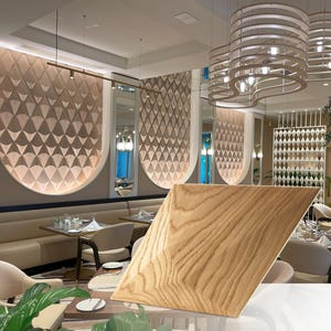 3D Wall Panels Geometric Wall Art Accent Wall Design Wood Decor Textured Wall Art 3D Wall Art Accent Wall Panels Wooden Wall Decor DIAMOND