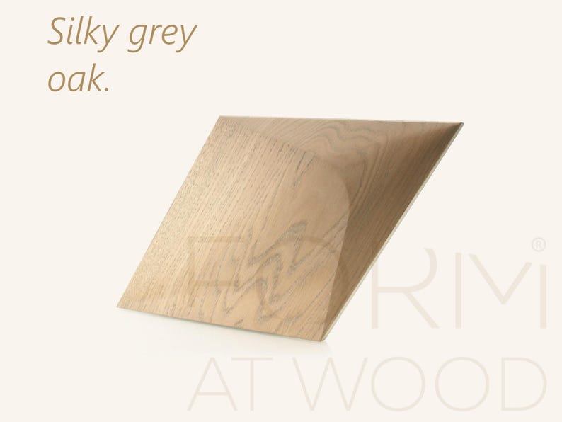 3D houten wandpaneel, houten mozaïektegel, muuraccentdecor - CARO PLUS SILKY GREY OAK