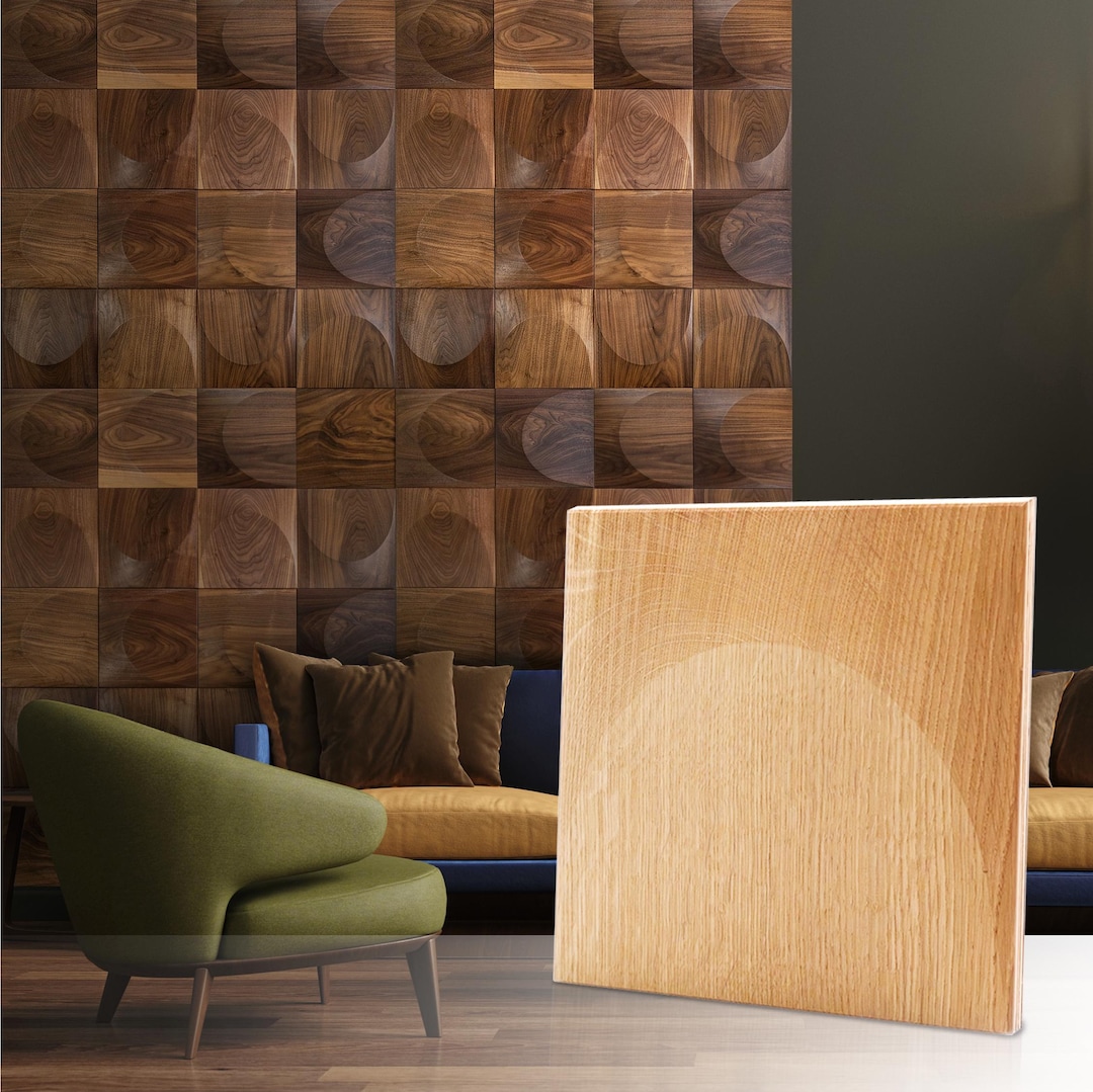 3D Wood Wall Panels: Arch Geometric Accent Tiles - Etsy