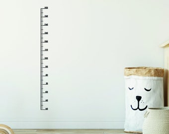 Wall tattoo "measuring rod, tape measure, centimeter measure 40 - 160 cm" self-adhesive wall sticker in 30 colors 06/22