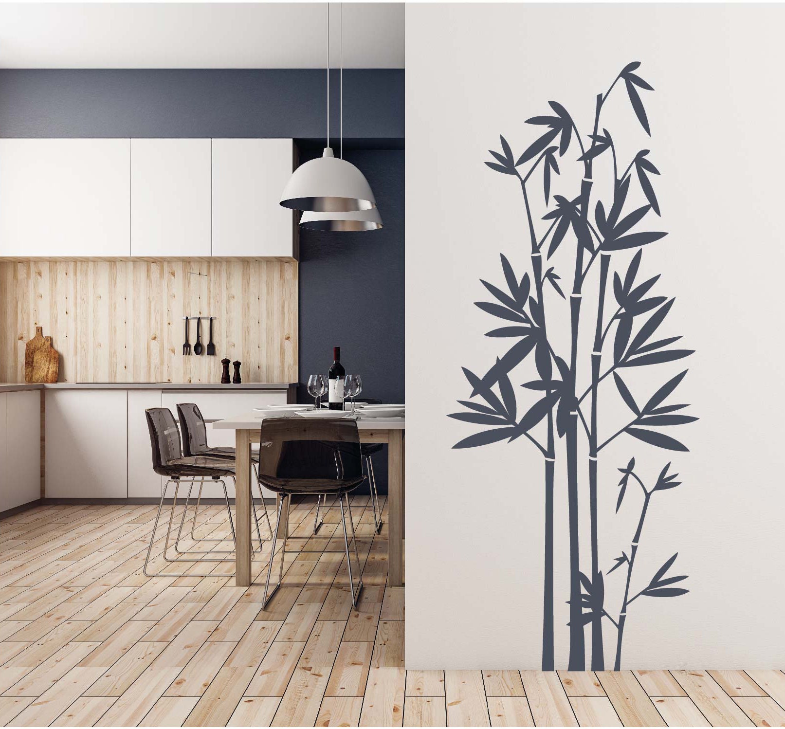 Stickers Bambou - Autocollant muraux bambou deco nature