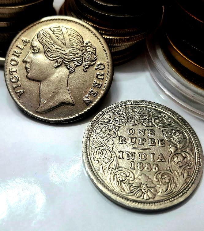 1835年 イギリス領インド 1ルピー ウィリアム 1V アンティーク 再鋳造