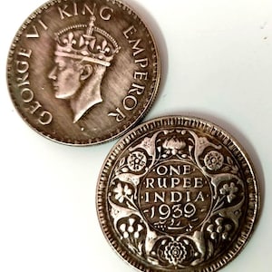 1835年 インド 1ルピー 1835年 イギリス領インド 1ルピー ウィリアム 1V アンティーク 再鋳造