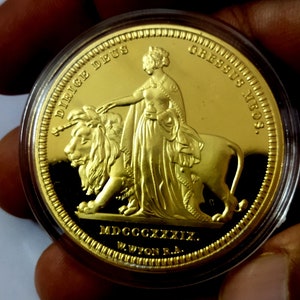 Gold Tribal Coin Belt Belly Dance Coin Belt With Coin Fringe Queen  Elizabeth II Coins 