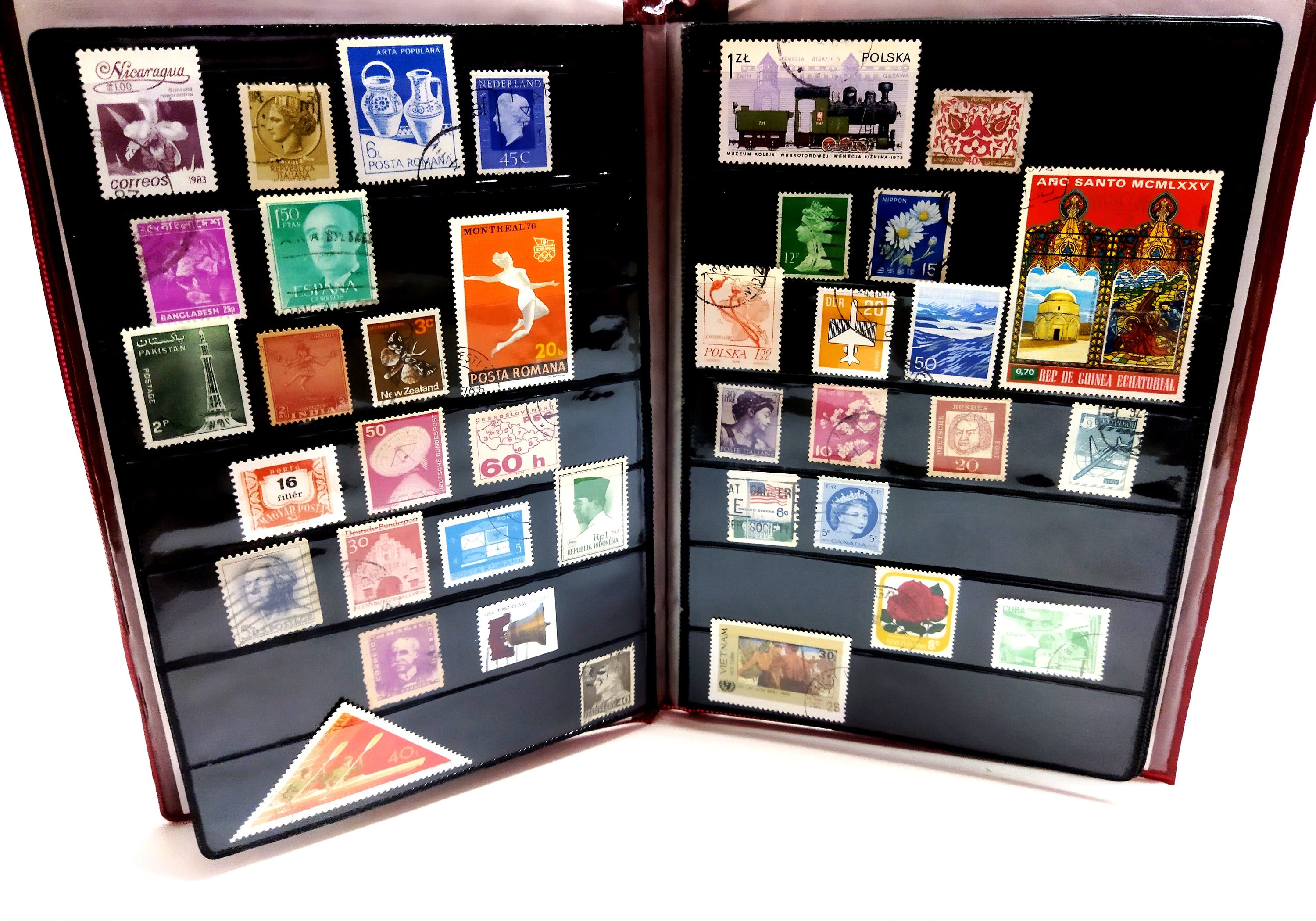 Stamp Album With 500 PCS, 200 Pcs, 100 Different World Wide Vintage Rare  Old Used CTO MNH Superb Postage Stamps Set Hobby Collection Lot -   Sweden