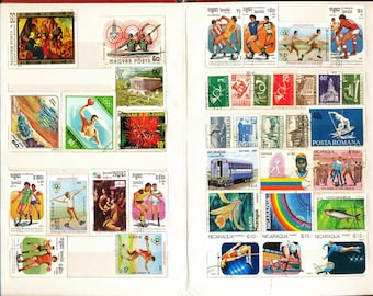 古い郵便切手、アメリカ、ヴィンテージ 1869-1978 オフペーパー x51