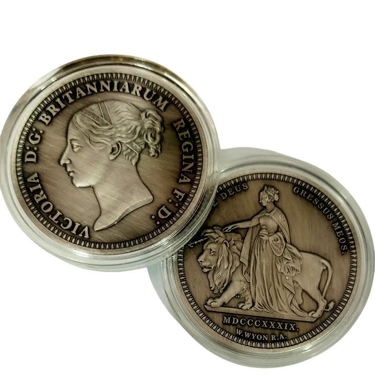 コレクション VICTORIA REGINA NO DATA COIN Found a Victoria Regina, St. George coin amongst my late