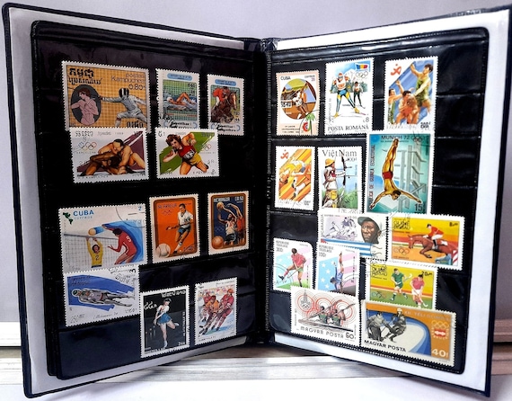 Stamp Album With 500 PCS, 200 Pcs, 100 Different World Wide Vintage Rare  Old Used CTO MNH Superb Postage Stamps Set Hobby Collection Lot -   Sweden