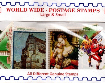 海外の様々な世界の切手1000枚 希少コレクションパック - Etsy 日本